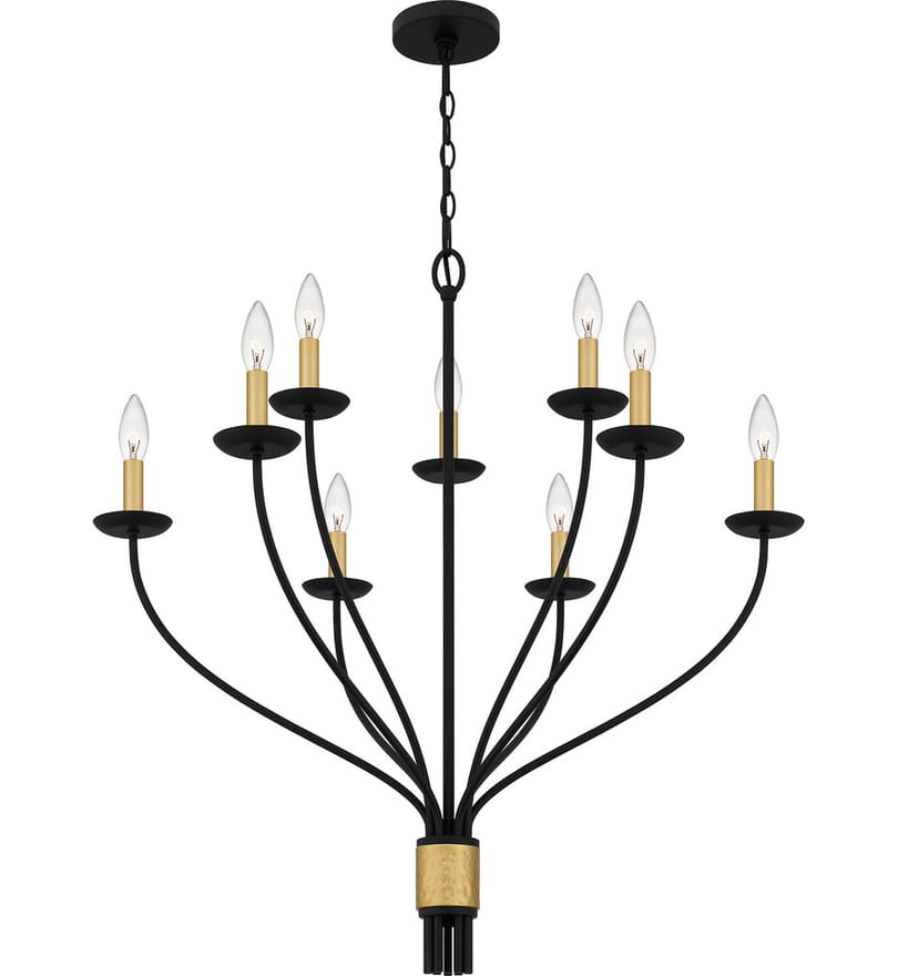 Quoizel - MAG5032MBK - Margaret 32" Chandelier by Quoizel - Image 7