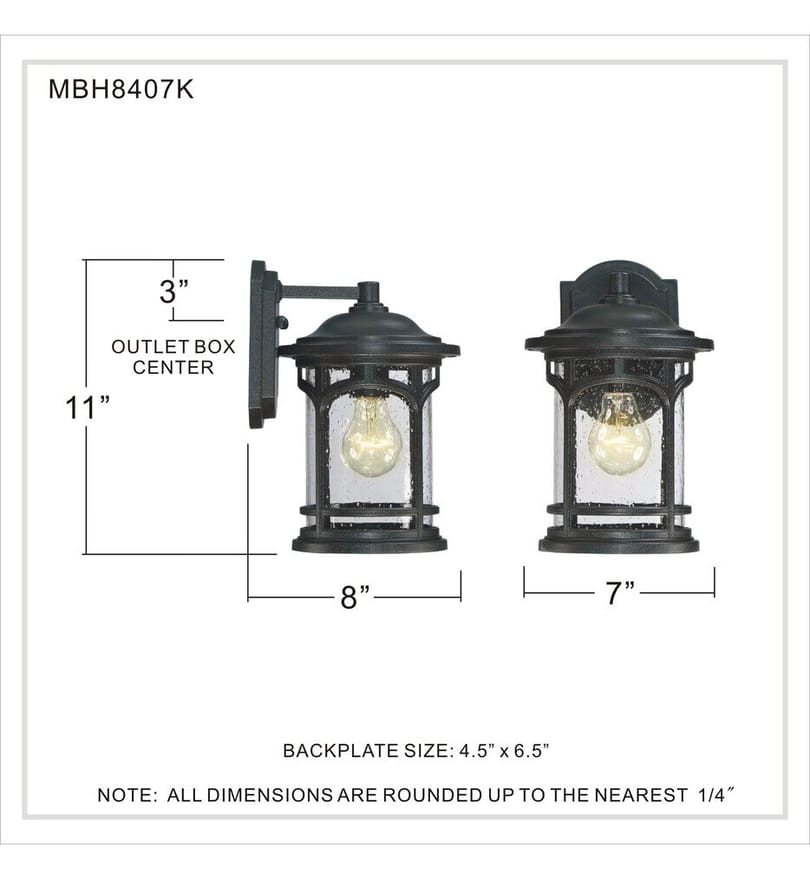 Quoizel - Marblehead 11" Outdoor Wall Sconce by Quoizel - Image 2