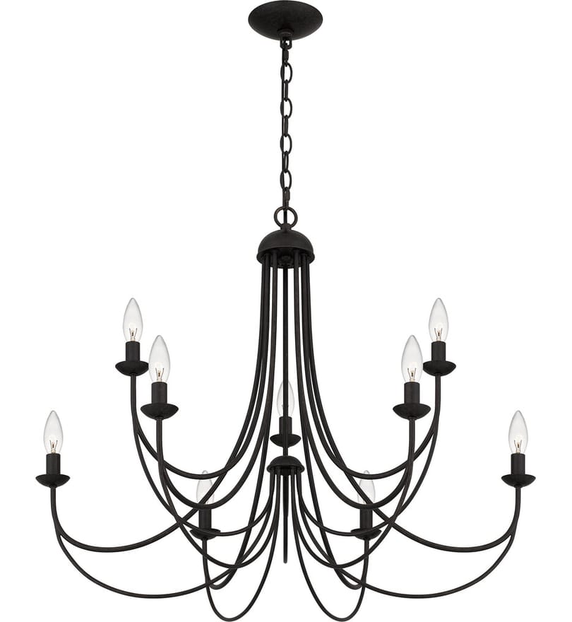 Quoizel - MRN5030IB - Mirren 30" Chandelier by Quoizel - Image 3