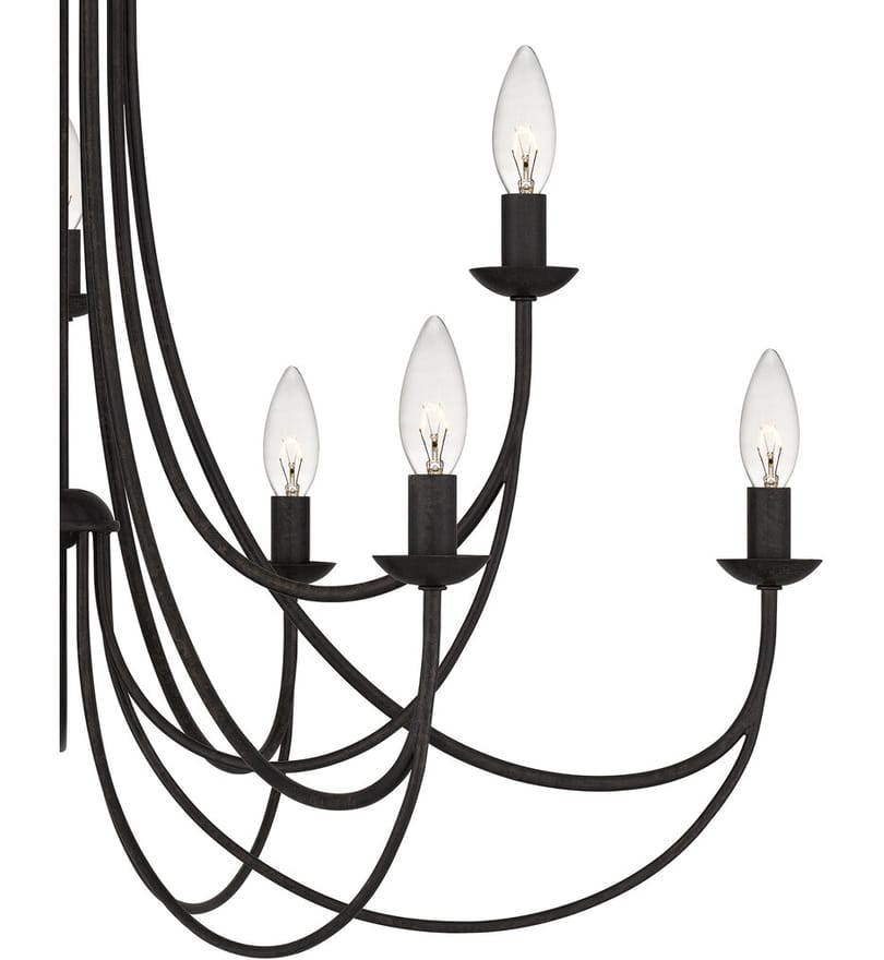 Quoizel - MRN5030IB - Mirren 30" Chandelier by Quoizel - Image 4