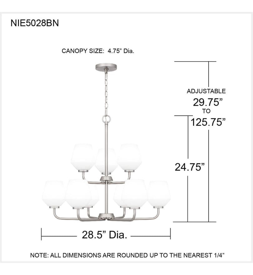 Quoizel - Nielson 28.5" Chandelier by Quoizel - Image 4