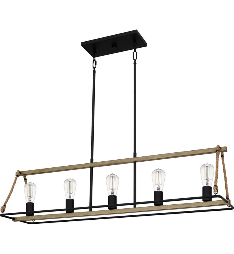 Quoizel - OKP542MBK - Oak Park 42" Island Light by Quoizel - Image 9