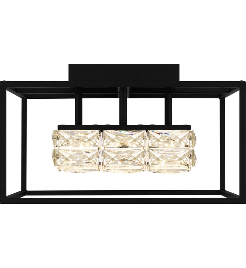 Quoizel - Dazzle 11.75" Semi-Flush Mount by Quoizel - Image 4