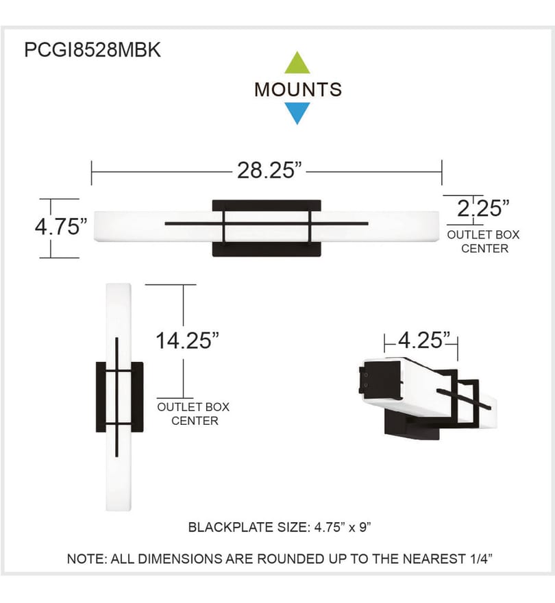 Quoizel - PCGI8528MBK - Giselle 28.25" Bath Vanity Light by Quoizel - Image 3
