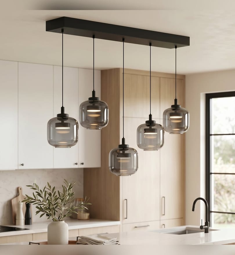 Quoizel - PCLEN538MBK - Lenora 38.5-inch Island Light by Quoizel - Image 2