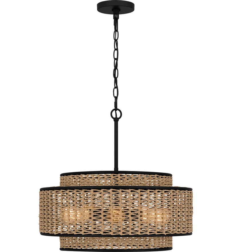 Quoizel - QP6161MBK - Teton 20" Pendant by Quoizel - Image 3