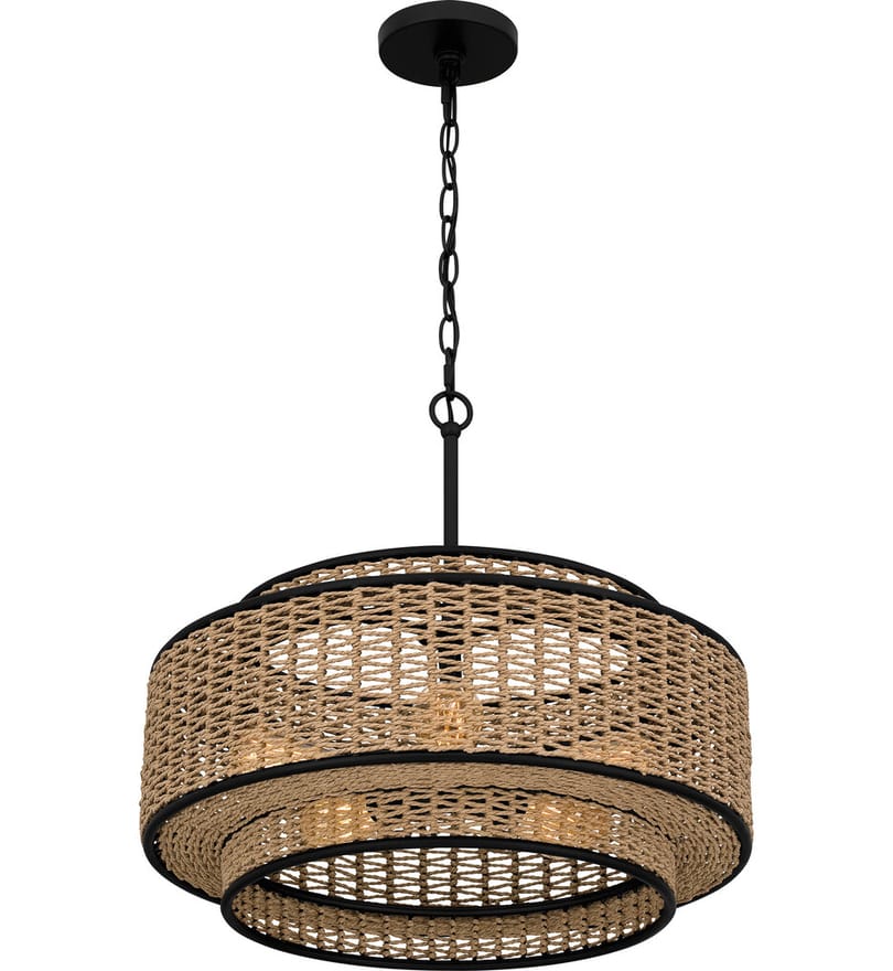 Quoizel - QP6161MBK - Teton 20" Pendant by Quoizel