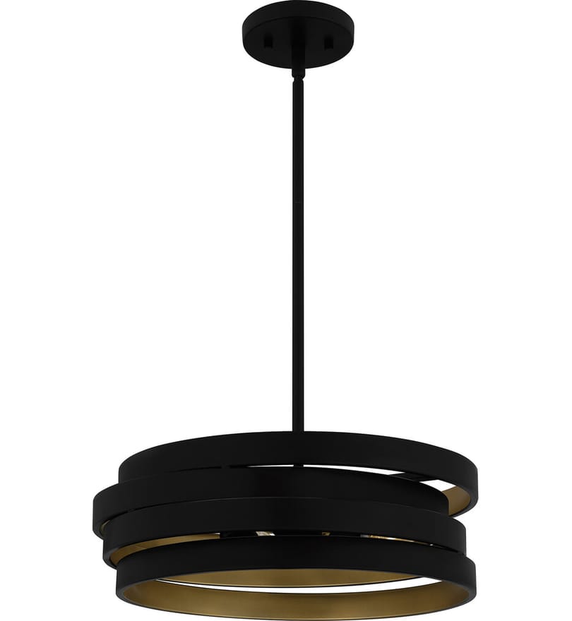 Quoizel - QP6223MBK - Berner 16" Pendant by Quoizel