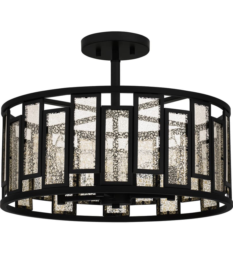 Quoizel - QSF5600MBK - Bankston 14.25" Semi-Flush Mount by Quoizel - Image 3