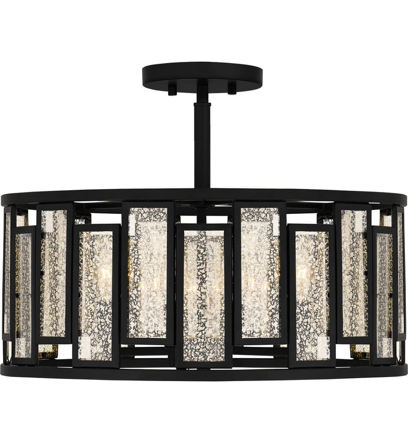 Quoizel - QSF5600MBK - Bankston 14.25" Semi-Flush Mount by Quoizel - Image 4