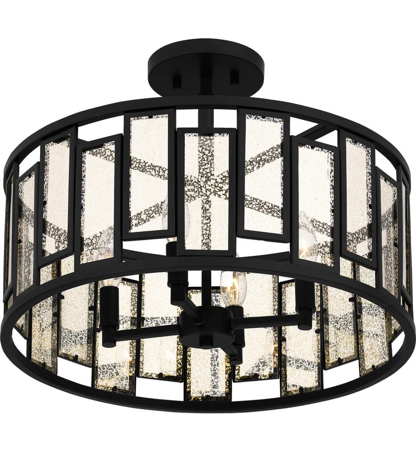 Quoizel - QSF5600MBK - Bankston 14.25" Semi-Flush Mount by Quoizel - Image 5
