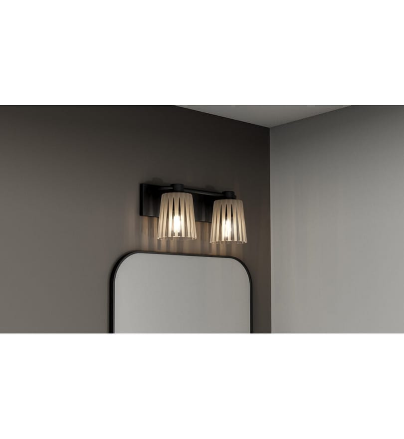 Quoizel - RAY8616MBK - Gray 16" Bath Vanity Light by Quoizel - Image 2