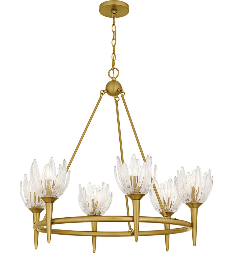 Quoizel - SHA5032BRG - Shea 31" Chandelier by Quoizel - Image 5
