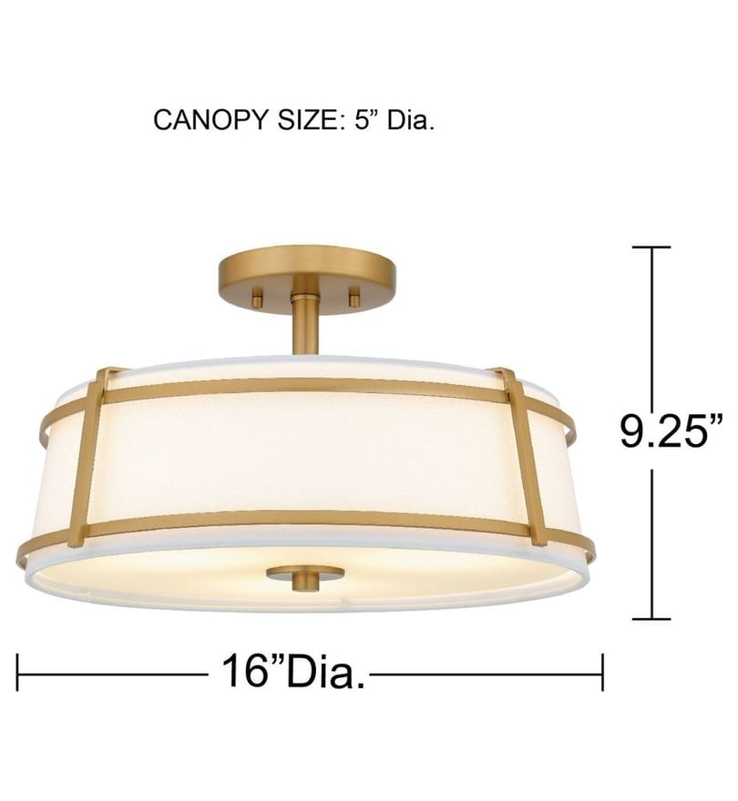 Quoizel - Sloane 16-inch Semi-Flush Mount by Quoizel - Image 5