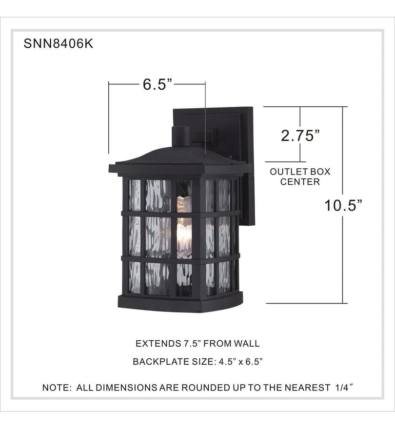 Quoizel - Stonington 10.5" Outdoor Wall Sconce by Quoizel - Image 3