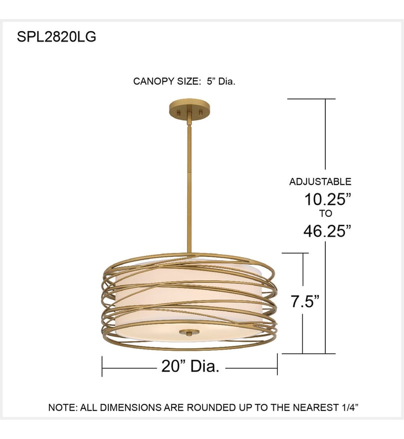 Quoizel - Spiral 20" Pendant by Quoizel - Image 4