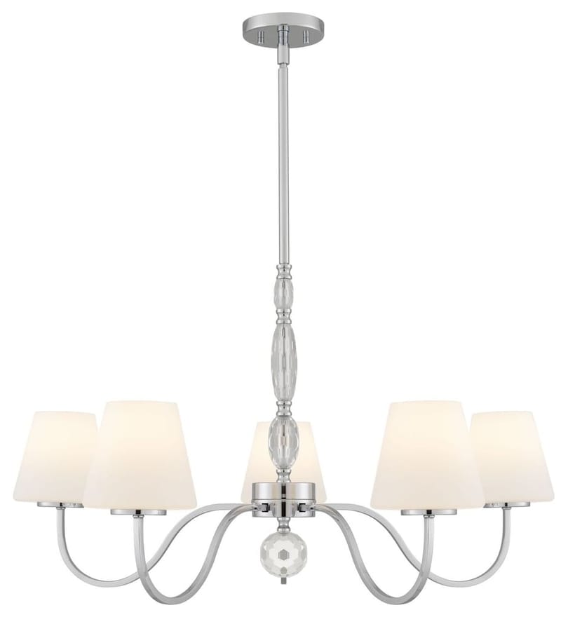 Quoizel - STON5035C - Stone 35-inch Chandelier by Quoizel
