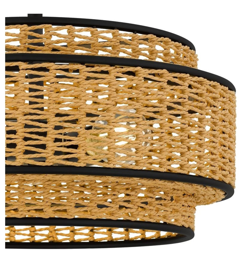 Quoizel - TET1716MBK - Teton 16-inch Semi-Flush Mount by Quoizel - Image 8