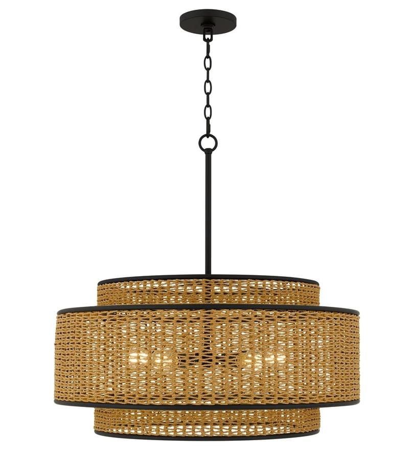Quoizel - TET2830MBK - Teton 30-inch Pendant by Quoizel - Image 3