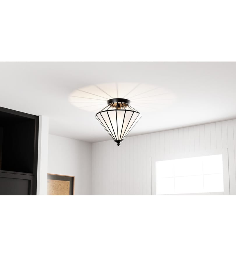 Quoizel - TF6812MBK - Liam 15.25" Flush Mount by Quoizel - Image 2