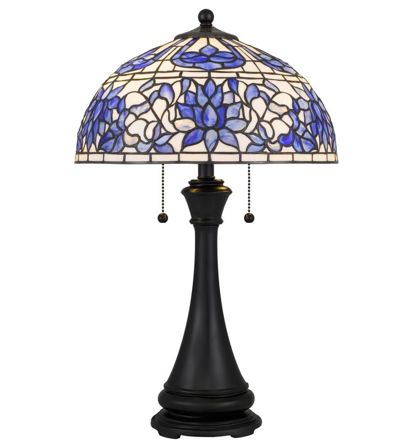 Quoizel - TFNR6325MBK - Wisteria Bloom 25.5-inch Table Lamp by Quoizel