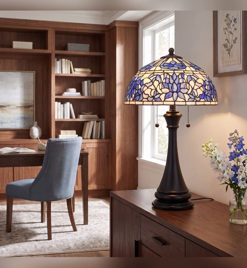 Quoizel - TFNR6325MBK - Wisteria Bloom 25.5-inch Table Lamp by Quoizel - Image 4