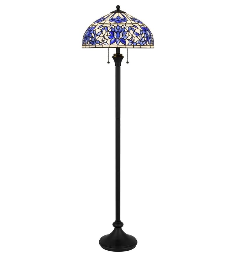 Quoizel - TFNR9362MBK - Wisteria Bloom 62-inch Floor Lamp by Quoizel