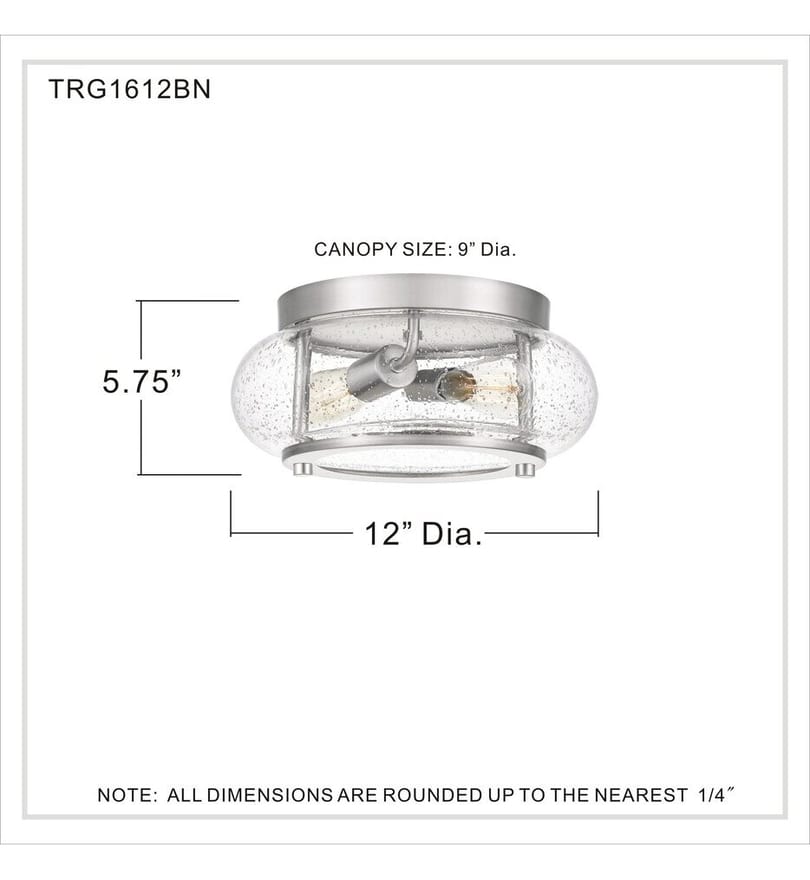 Quoizel - Trilogy 12" Flush Mount by Quoizel - Image 3