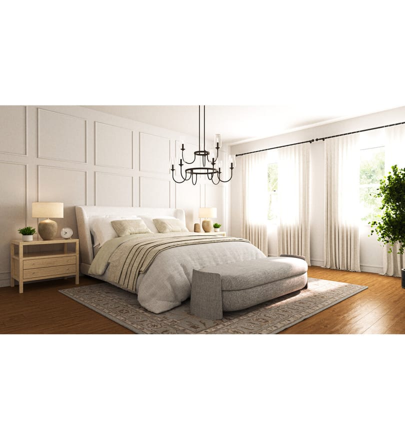 Quoizel - VSC5036MBK - Viscount 36" Chandelier by Quoizel - Image 3