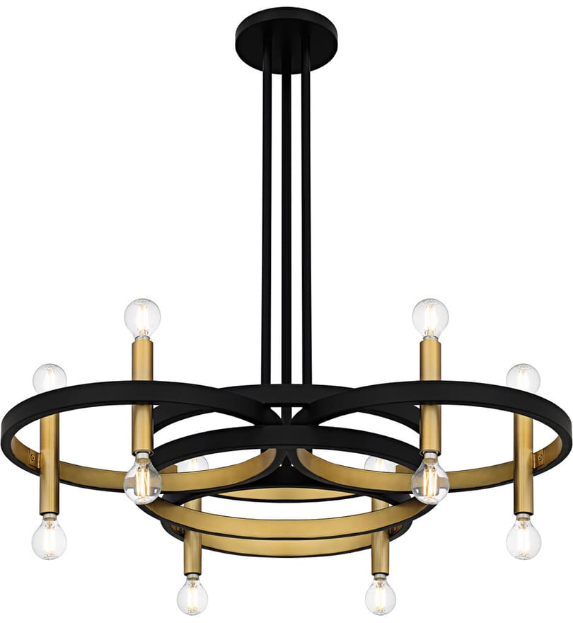 Quoizel - WID5030MBK - Winsland 30" Chandelier by Quoizel - Image 8