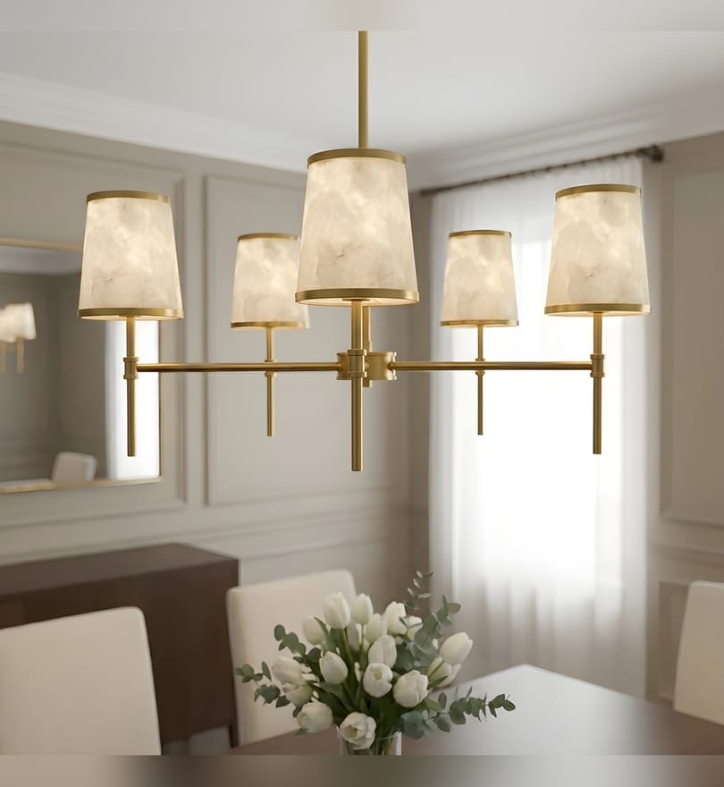 Quoizel - WIND5032BRG - Windley 32-inch Chandelier by Quoizel - Image 4