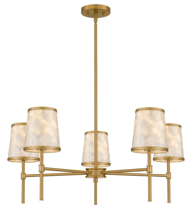 Quoizel - WIND5032BRG - Windley 32-inch Chandelier by Quoizel