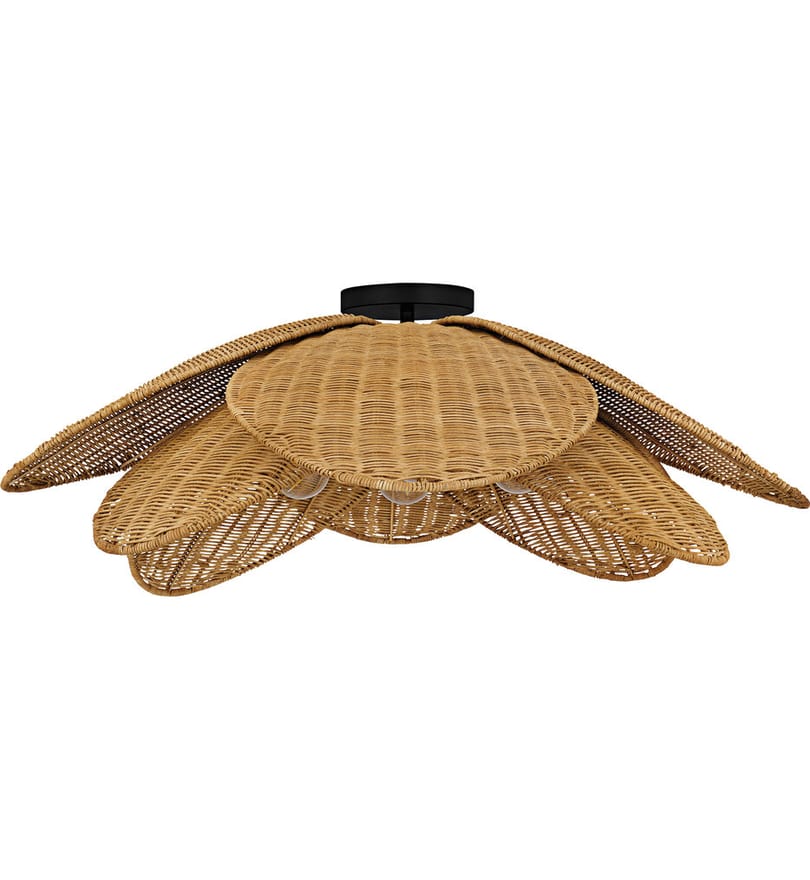 Quoizel - WLL1730MBK - Willa 30" Semi-Flush Mount by Quoizel - Image 4