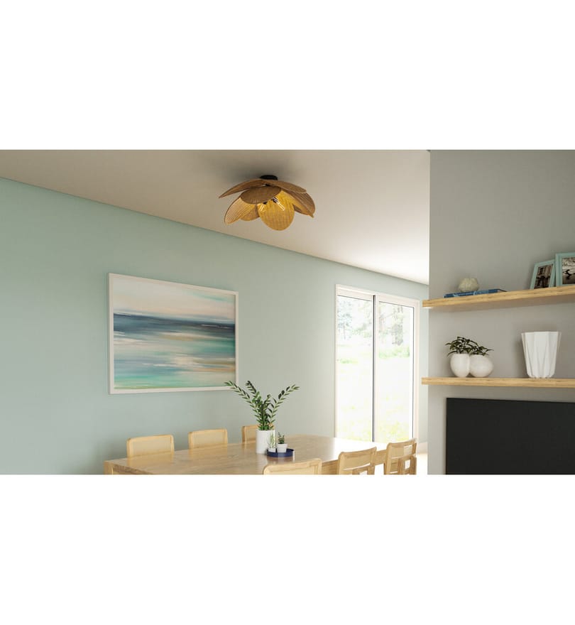 Quoizel - WLL1730MBK - Willa 30" Semi-Flush Mount by Quoizel - Image 2