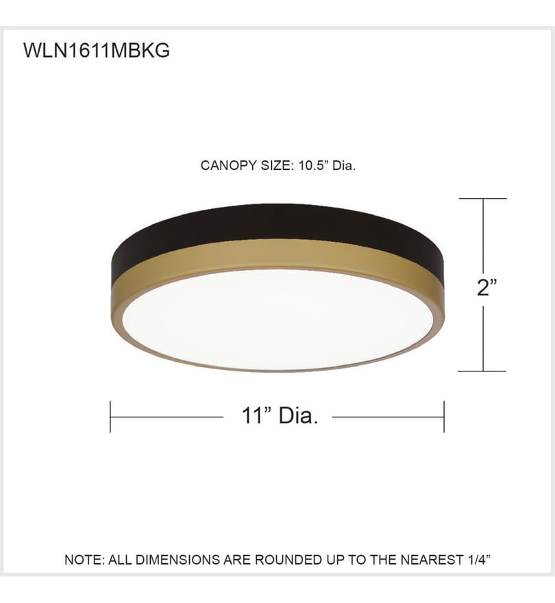 Quoizel - Weldin 11" Semi-Flush Mount by Quoizel - Image 2