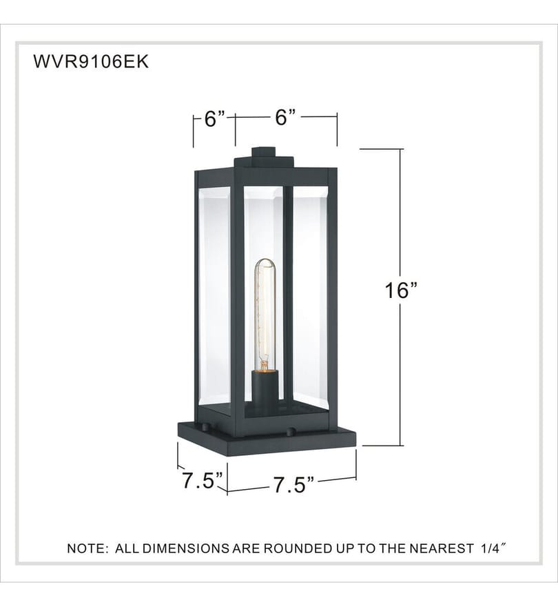 Quoizel - Westover 16" Outdoor Pier by Quoizel - Image 3