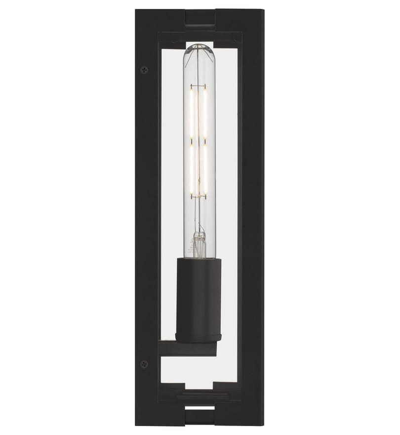 Quoizel - YOUN8406MBK - Young 14-inch Outdoor Wall Sconce by Quoizel - Image 7
