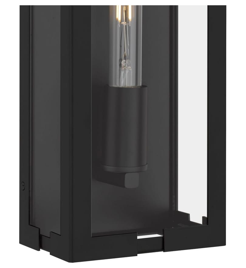 Quoizel - YOUN8406MBK - Young 14-inch Outdoor Wall Sconce by Quoizel - Image 8