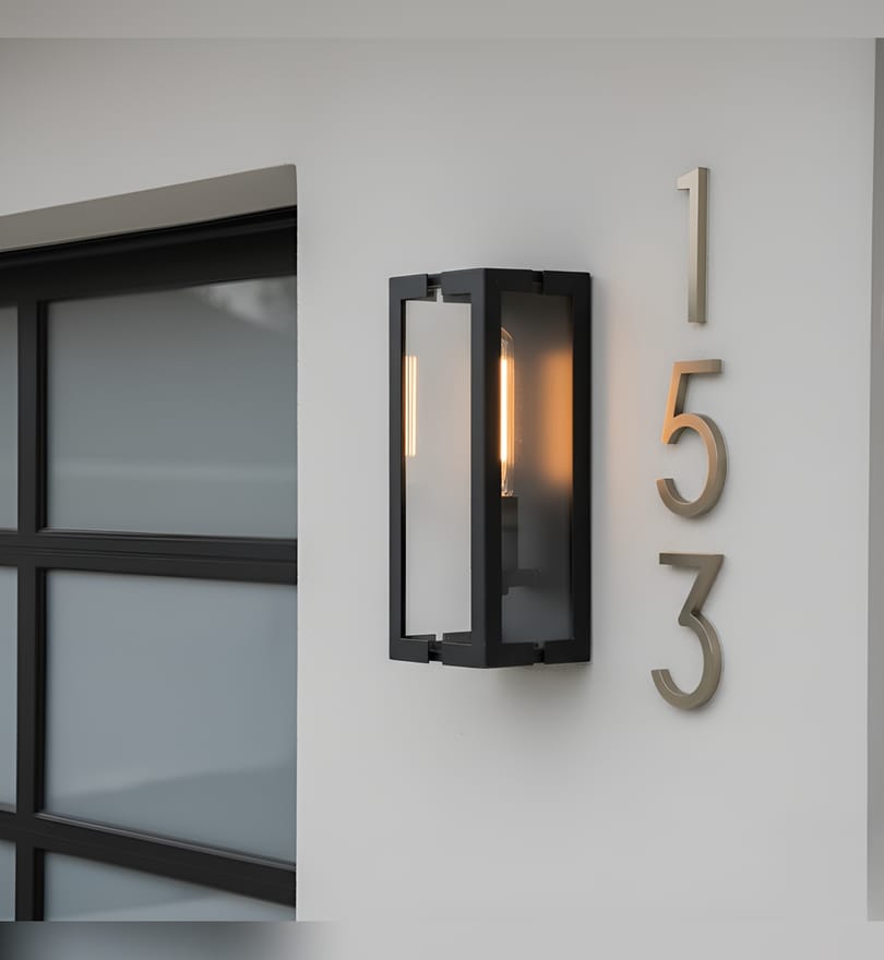 Quoizel - YOUN8406MBK - Young 14-inch Outdoor Wall Sconce by Quoizel - Image 4
