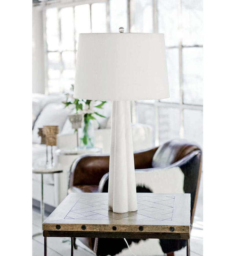 Regina Andrew - 13-1038 - Quatrefoil Alabaster Large 32.5" Table Lamp by Regina Andrew - Image 4