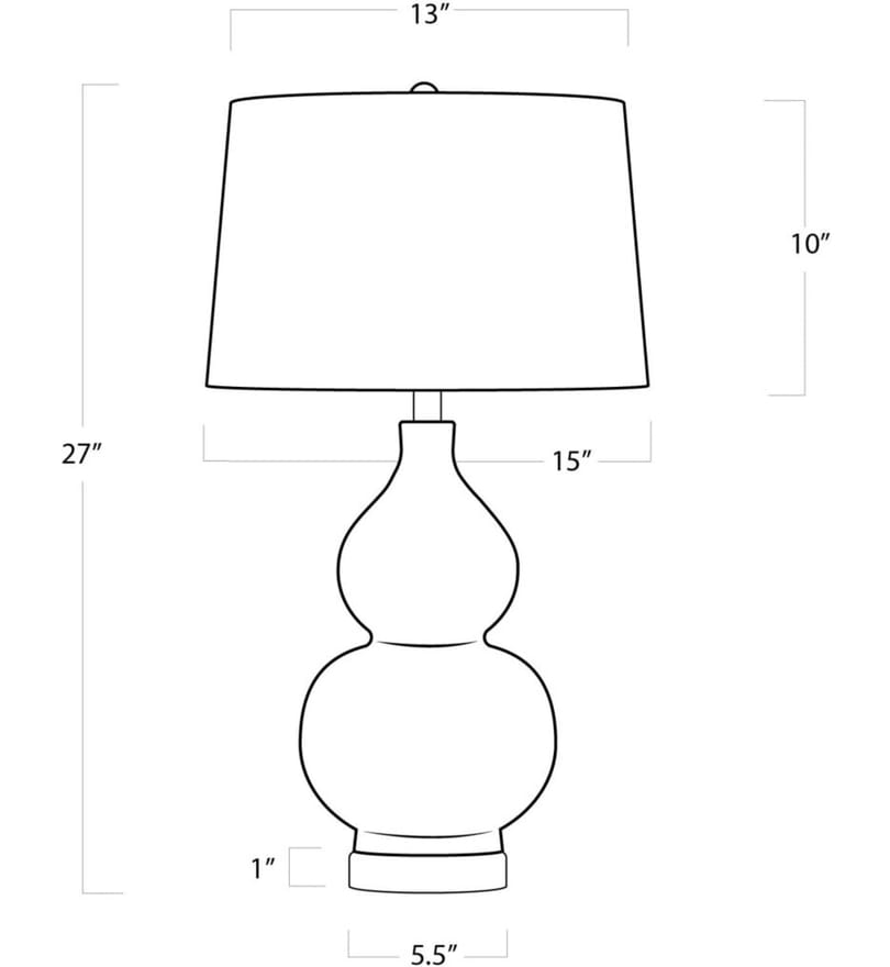 Regina Andrew - 13-1279NAV - Regina Andrew Madison 27" Table Lamp by Regina Andrew - Image 2