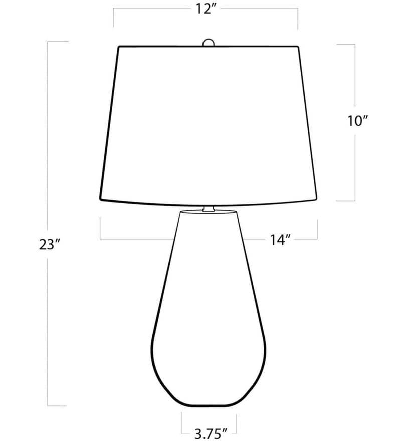 Regina Andrew - 13-1463BL - Regina Andrew Cassia 23" Table Lamp by Regina Andrew - Image 2