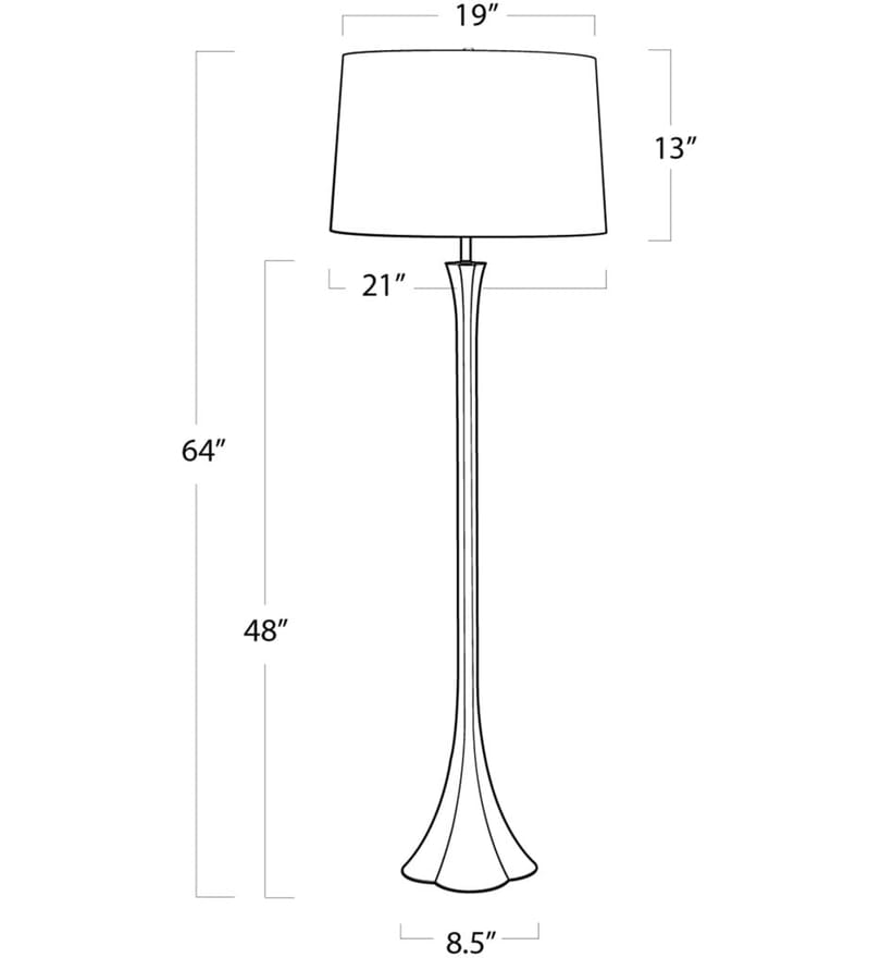 Regina Andrew - 14-1032 - Lillian 64" Floor Lamp by Regina Andrew - Image 3