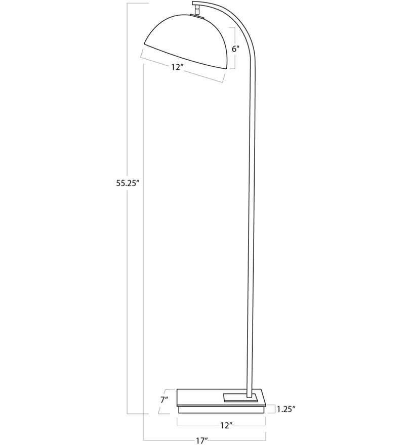 Regina Andrew - Otto 56" Floor Lamp by Regina Andrew - Image 2