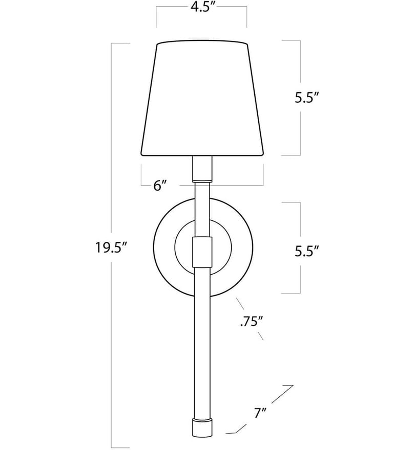 Regina Andrew - 15-1168 - Auburn Crystal 6" Sconce by Regina Andrew - Image 7