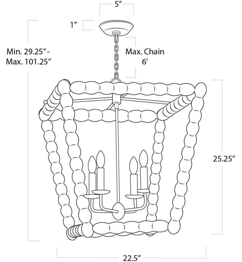 Regina Andrew - 16-1254WT - Regina Andrew Perennial 22.5" Pendant by Regina Andrew - Image 2