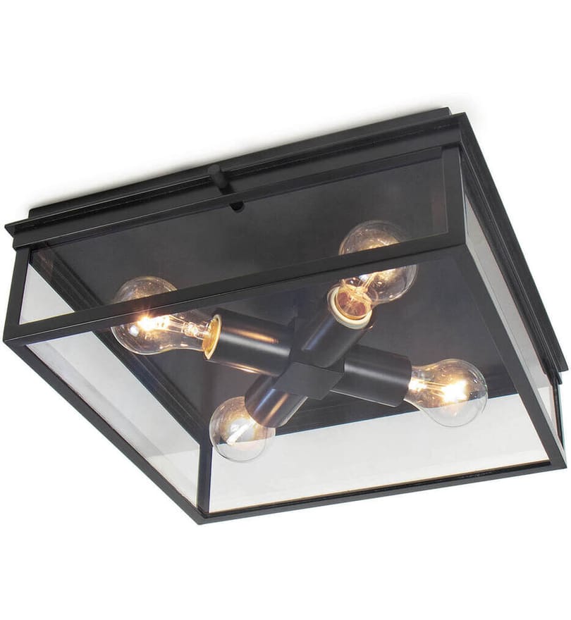 Regina Andrew - 17-1011BLK - Sydney 14.5" Flush Mount by Regina Andrew