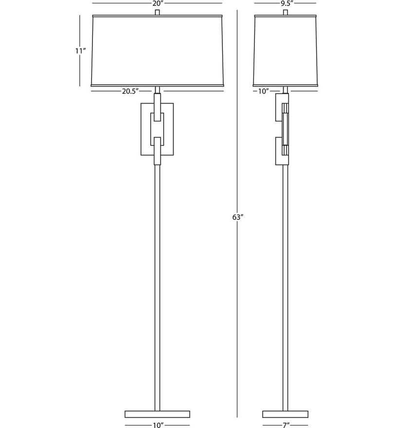 Robert Abbey - 1020B - Lincoln 63" Floor Lamp by Robert Abbey - Image 2
