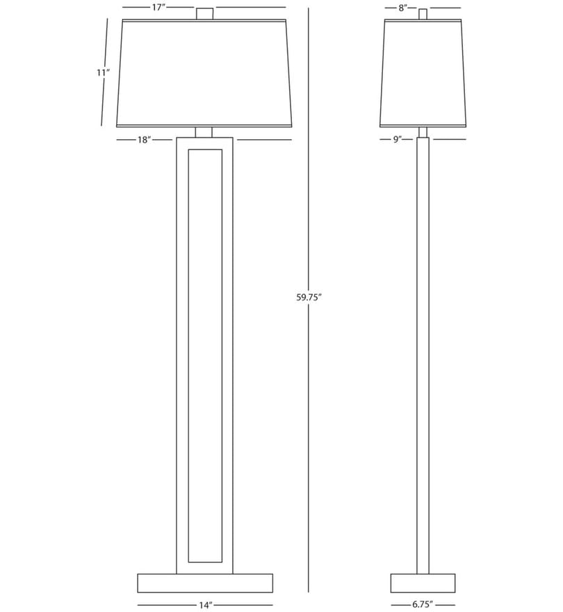 Robert Abbey - Doughnut 59.75" Floor Lamp by Robert Abbey - Image 2