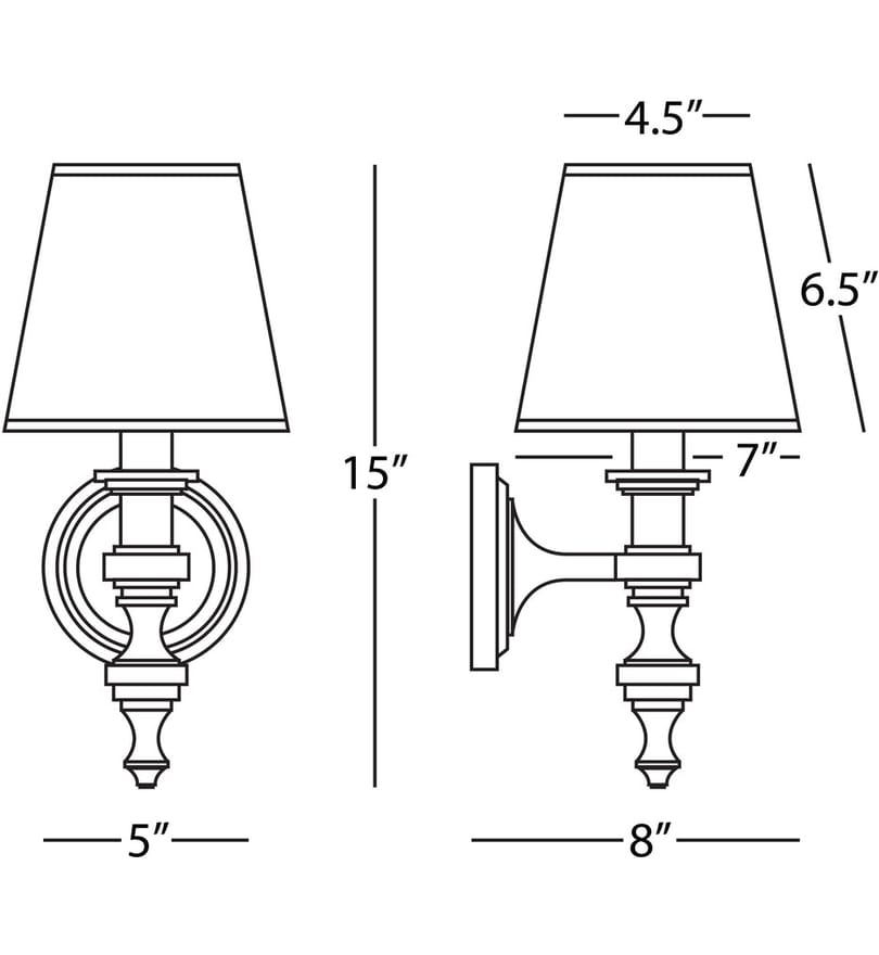 Robert Abbey - 1224 - Arthur 7" Wall Sconce by Robert Abbey - Image 2